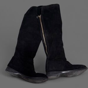 Jimmy Choo Black Suede Knee Boots